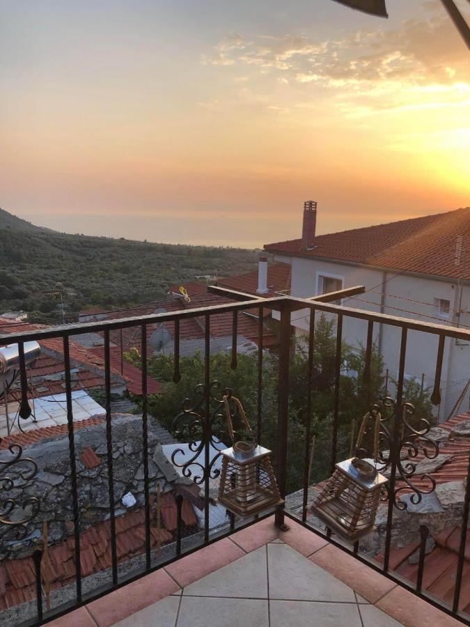 Villa Sunset Antigoni Kallirákhi Exterior foto
